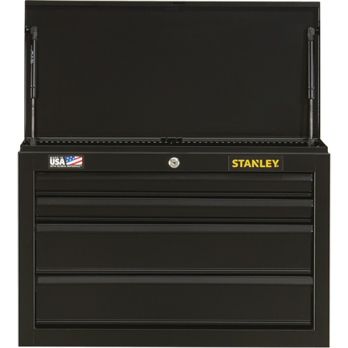 100 Series Tool Chest, 26" W, 4 Drawers, Black Helyx Safety & Industrial Supplies