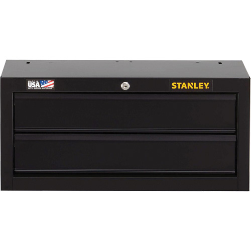 100 Series Middle Tool Chest, 26" W, 2 Drawers, Black Helyx Safety & Industrial Supplies