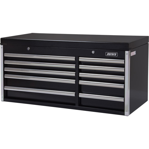 Coffre &agrave; outils industriel, 41" la, 10 tiroirs, Noir Helyx Safety & Industrial Supplies