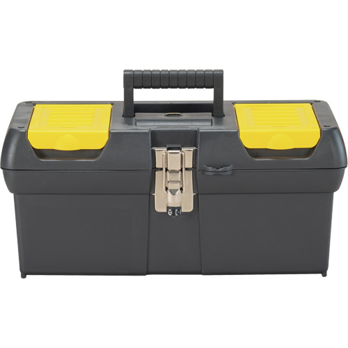 Coffre &agrave; outils avec plateau de s&eacute;rie 2000, 16" la x 7-1/10" p x 8-1/10" h, Noir/Jaune Helyx Safety & Industrial Supplies