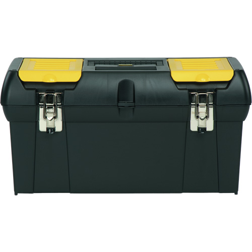 2000 Series Tool Box with Tray, 24" W x 11-1/4" D x 11" H, Black/Yellow Helyx Safety & Industrial Supplies
