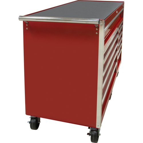 Industrial Tool Cart, 12 Drawers, 56" W x 24-1/2" D x 38-1/8" H, Red Helyx Safety & Industrial Supplies