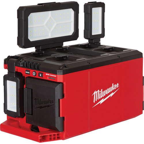 M18 Packout Light/Charger, LED, 3000 Lumens Helyx Safety & Industrial Supplies