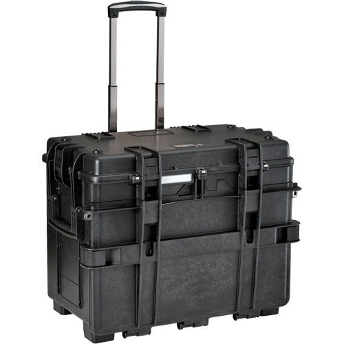 Coffre &agrave; outils militaire mobile avec tiroirs, 5 tiroirs, 22-4/5" la x 15" p x 18" h, Noir Helyx Safety & Industrial Supplies