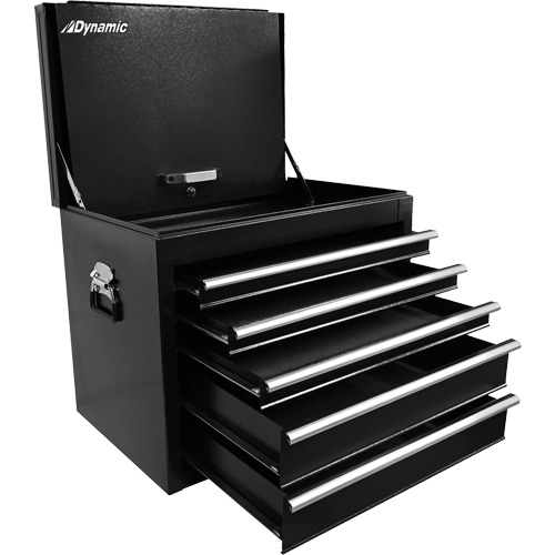 Truck Tool Box, 27" W, 5 Drawers, Black Helyx Safety & Industrial Supplies