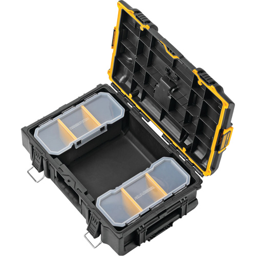 Boîte &agrave; outils ToughSystem 2.0, 21-3/4" x 14-3/4" x 7", Noir Helyx Safety & Industrial Supplies