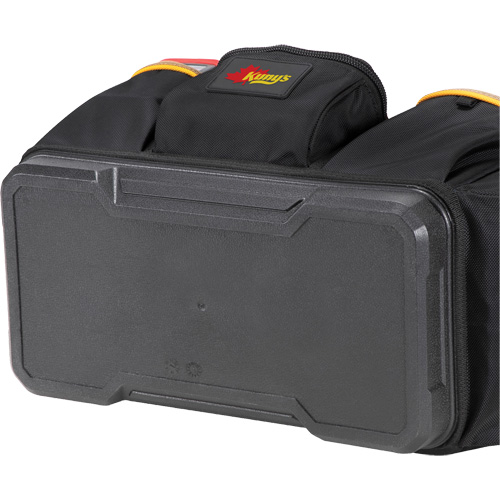 Molded Base Open-Top Tool Box, Ballistic Polyester, 17 Pockets, Black/Blue Helyx Safety & Industrial Supplies