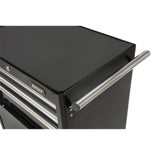 Chariot &agrave; outils industriel, 3 tiroirs, 29-4/5" la x 21-1/5" p x 38-4/5" h, Noir Helyx Safety & Industrial Supplies