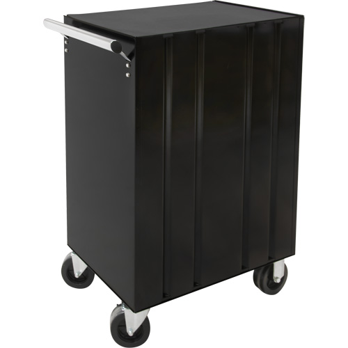 Chariot &agrave; outils industriel, 3 tiroirs, 29-4/5" la x 21-1/5" p x 38-4/5" h, Noir Helyx Safety & Industrial Supplies