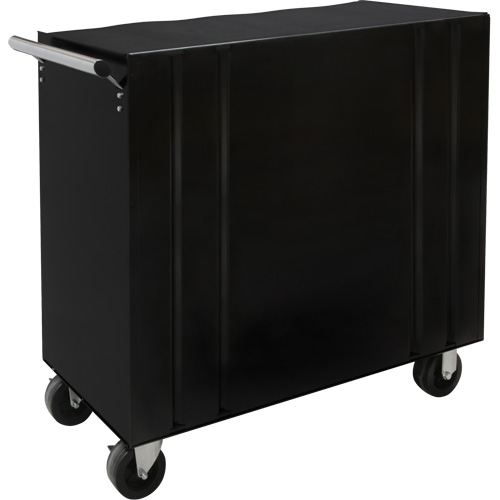 Chariot &agrave; outils industriel, 8 tiroirs, 44-3/10" la x 21-1/10" p x 36-7/10" h, Noir Helyx Safety & Industrial Supplies