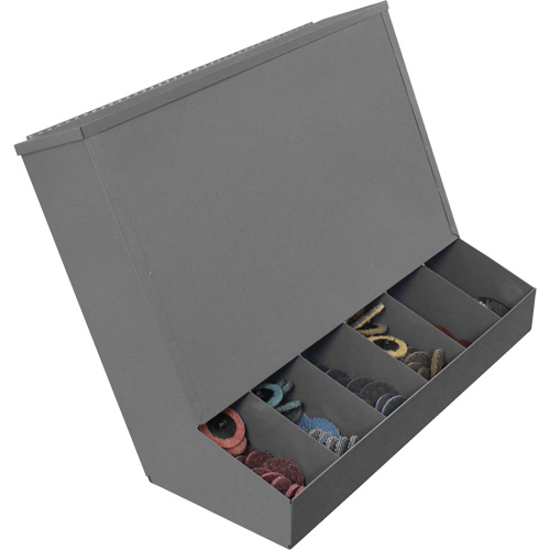 Distributeur aliment&eacute; par gravit&eacute; avec couvercle Helyx Safety & Industrial Supplies