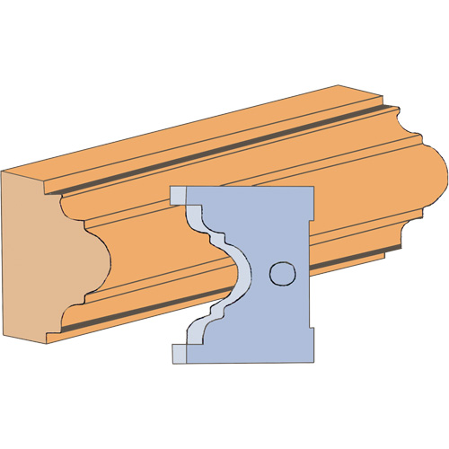 Fancy Cove Moulding Cutter Set Helyx Safety & Industrial Supplies