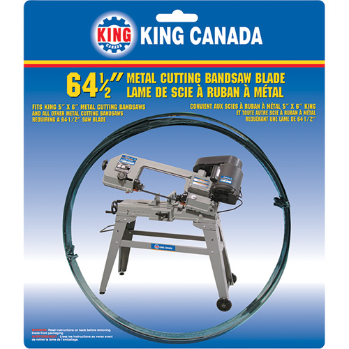 General Purpose Band Saw Blade, Bi-Metal, 64-1/2" L x 1/2" W x 0.025" Thick, 10 TPI Helyx Safety & Industrial Supplies