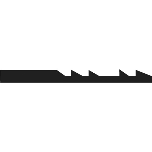 12-Piece Double Tooth Scroll Saw Blades, Scroll cutting, 0.03" W x 5" L, 27 TPI Helyx Safety & Industrial Supplies