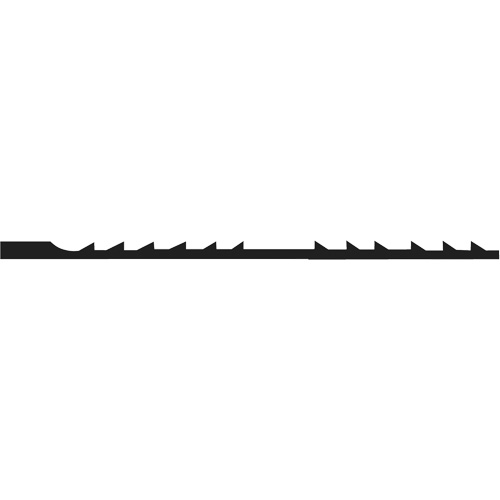 12-Piece Precision Ground Scroll Saw Blades, Scroll cutting, 0.043" W x 5" L, 10 TPI Helyx Safety & Industrial Supplies
