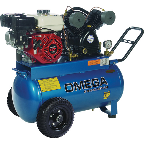 Compresseurs d'air s&eacute;rie entrepreneur, Essence, 16,6 gal. (20 gal. US), 125 PSI Helyx Safety & Industrial Supplies