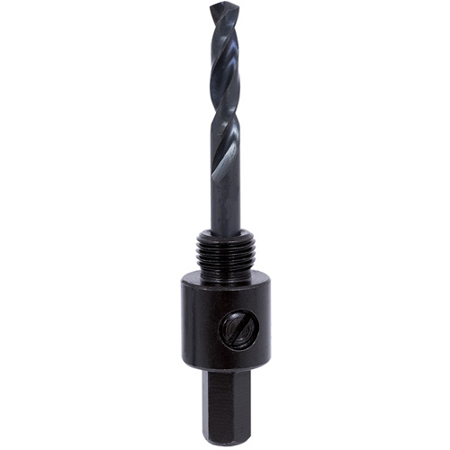 Mandrin pour scie-cloche &agrave; tige triangulaire, 9/16" - 1-3/16", 3/8" Tige Helyx Safety & Industrial Supplies