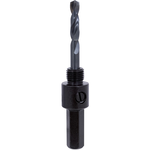 Hex Holesaw Arbor, 9/16" - 1-3/16", 7/16" Shank Helyx Safety & Industrial Supplies