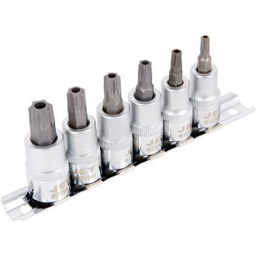 Jeu de douilles &agrave; embout inviolables SS386TB, Torx inviolable, Prise 3/8", 6 mr Helyx Safety & Industrial Supplies