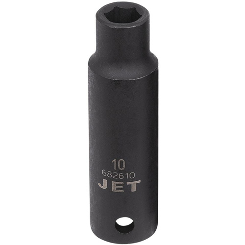 Douille, Chocs, 10 mm, Prise 1/2", 6 pans, Profond Helyx Safety & Industrial Supplies