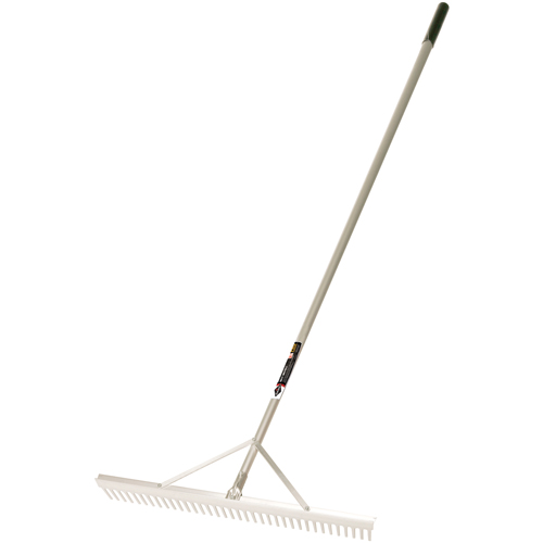 Pro Level Rakes, Aluminum Handle, 36" W, Aluminum Blade, 36 Tines Helyx Safety & Industrial Supplies