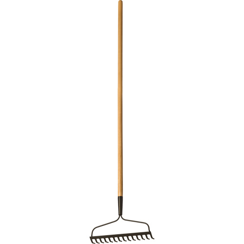 Bow Rake, Wood Handle, 51" L, 14" Blade, 14 Tines Helyx Safety & Industrial Supplies