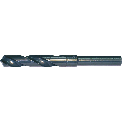 CLE-LINE 1/2" Reduced Shank Drill Bit, 13 mm, High Speed Steel, 3-1/8" Flute, 118° Point Helyx Safety & Industrial Supplies