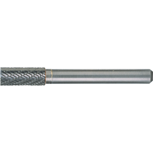 CLEVELAND Solid Carbide Burrs - Cylinder Shape with End Cut, SB-11, 1/8" Dia., 1/4" Shank, 1/2" Depth of Cut Helyx Safety & Industrial Supplies