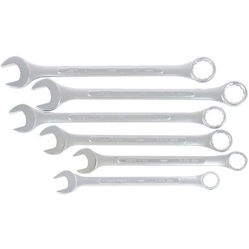 Jeux de cl&eacute;s mixtes combin&eacute;es longues enti&egrave;rement polies, Combinaison, 6 morceaux, Imp&eacute;rial Helyx Safety & Industrial Supplies