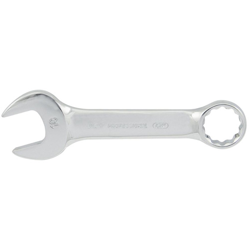 Fully Polished Stubby Combination Wrench, 12 Point, 10 mm, Chrome Finish Helyx Safety & Industrial Supplies