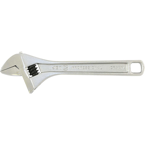AWP-8 Cl&eacute; &agrave; molette professionnelle ultra-robuste, 8" lo, la max. 1-1/8", Chrome Helyx Safety & Industrial Supplies