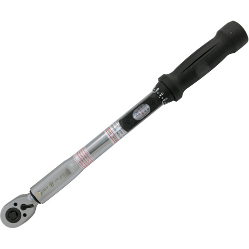 Cl&eacute; dynamom&eacute;trique &agrave; t&ecirc;te fine pour usage intensif, &agrave; cliquer, Entraînement 3/8" carr&eacute;, 10 - 80 lb-pi Helyx Safety & Industrial Supplies