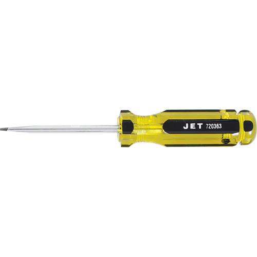 SDS-3R Slot Jumbo Handle Screwdriver, 3/16" Tip, Round, 3" L, Plastic Handle Helyx Safety & Industrial Supplies