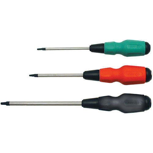 Square TORQUE DRIVE&reg; Screwdriver, #1 Tip, Round, 4" L, Cushion Grip Handle Helyx Safety & Industrial Supplies
