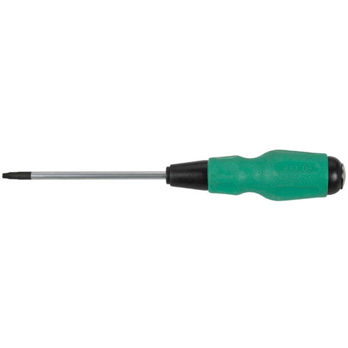 Square TORQUE DRIVE&reg; Screwdriver, #2 Tip, Round, 4" L, Cushion Grip Handle Helyx Safety & Industrial Supplies