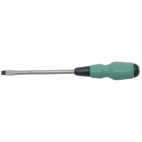 Slot TORQUE DRIVE&reg; Screwdriver, #4 Tip, Round, 4" L, Cushion Grip Handle Helyx Safety & Industrial Supplies