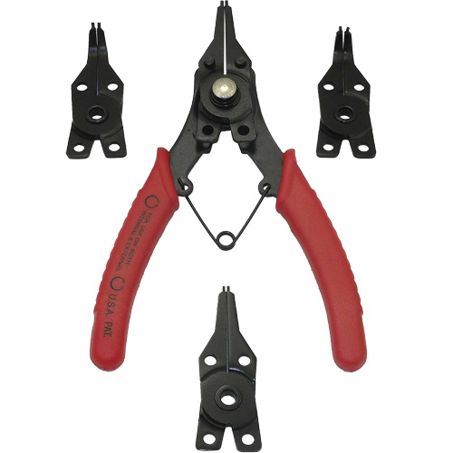 SRP-1S Convertible Snap Ring Plier Set, 5 Pieces Helyx Safety & Industrial Supplies