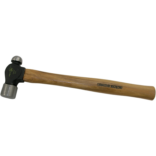 Heavy-Duty Ball Pein Hammer, 8 oz. Head Weight, Plain Face, Wood Handle Helyx Safety & Industrial Supplies