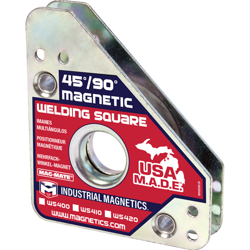 Magnetic Welding Squares, 3-3/4" L x 3/4" W x 4-3/8" H, 75 lbs. Helyx Safety & Industrial Supplies