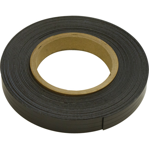 Magnetic Strips, 100' L x 1" W, 1/32" Thickness, Strength of 4 lbs. per Lin. Ft. Helyx Safety & Industrial Supplies