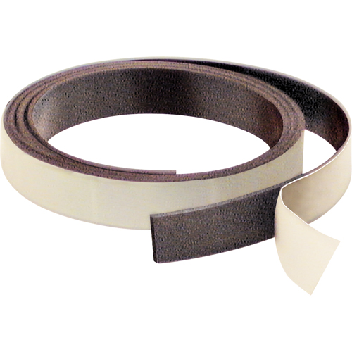 Magnetic Strips, 100' L x 1/2" W, 1/16" Thickness, Strength of 3 lbs. per Lin. Ft. Helyx Safety & Industrial Supplies