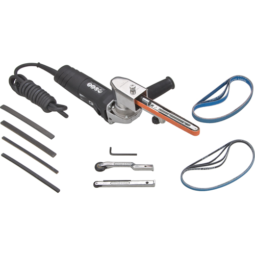 Electric Dynafile&reg; II  Abrasive Belt Machines, 1/8" - 3/4" Helyx Safety & Industrial Supplies