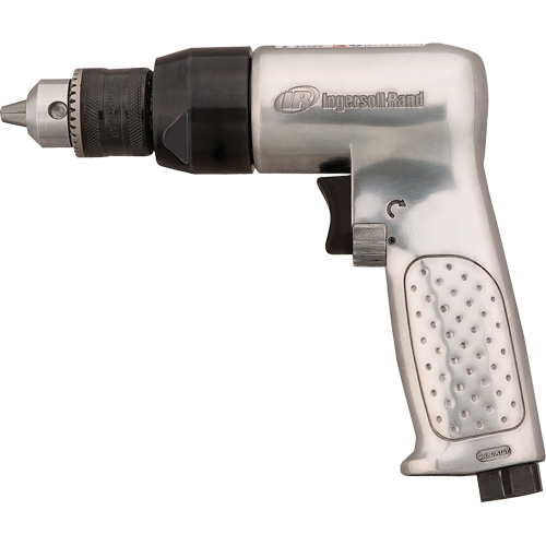 Perceuse pneumatique &agrave; angle droit, 4 pi³/min, 1/4" NPTF, 94 dBA, 3/8" mandrin, Avec cl&eacute; Helyx Safety & Industrial Supplies