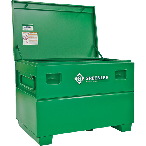Coffre de chantier, 48" x 30" x 30", Acier, Vert Helyx Safety & Industrial Supplies