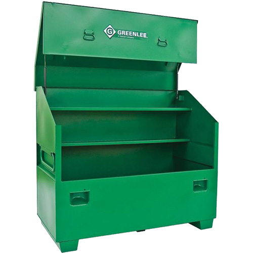 Coffre de chantier, 60" la x 30" p x 48" h, Vert Helyx Safety & Industrial Supplies