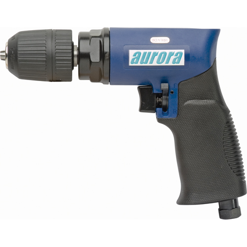 3/8" Air Reversible Drill, 4 CFM, 1/4" NPT, 88 dBA, 3/8" Chuck Helyx Safety & Industrial Supplies