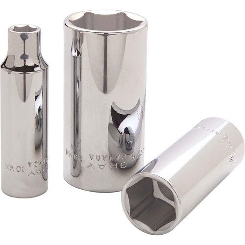 Douille, 10 mm, Prise 1/2", 6 pans, Profond Helyx Safety & Industrial Supplies