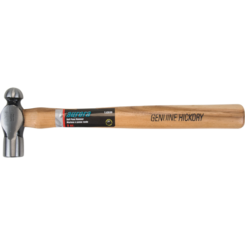 Ball Pein Hammer, 8 oz. Head Weight, Plain Face, Wood Handle Helyx Safety & Industrial Supplies