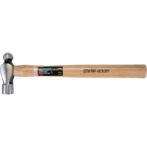 Ball Pein Hammer, 16 oz. Head Weight, Plain Face, Wood Handle Helyx Safety & Industrial Supplies