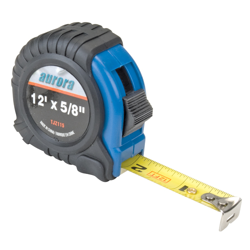 Ruban &agrave; mesurer, 5/8" x 12', Marques de goujon po/pi Helyx Safety & Industrial Supplies